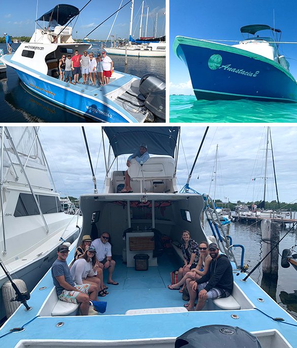 On Isla Mujeres Tour Boat